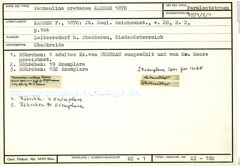 Karteikarte zum Paralectotyp von Verneulina cretacea Karrer, 1870